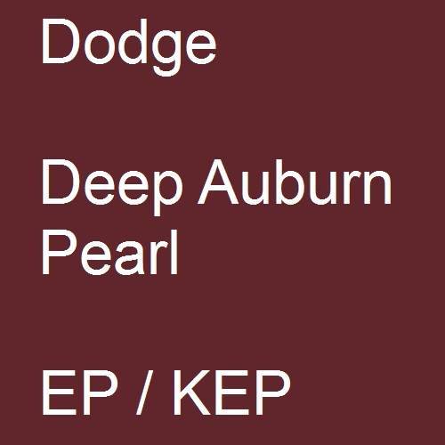 Dodge, Deep Auburn Pearl, EP / KEP.